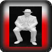Sitzender Alter Mann